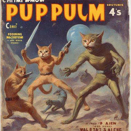 00073-20240103214945-7780-A vintage pulp magazine cover of a HuMeow fighting aliens  VintageMagStyle-before-highres-fix.jpg